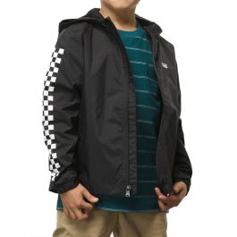 Vans windbreaker kids best sale white