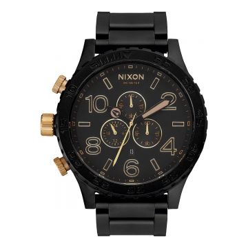 Nixon 51-30 Chrono - Matte Black/Gold