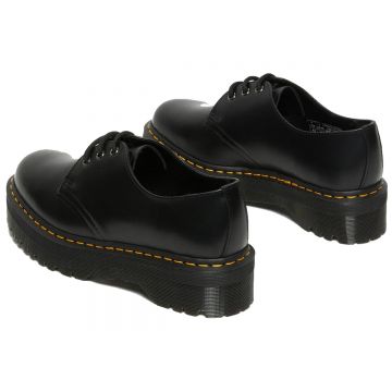 Dr.Martens Wms 1461 Quad Smooth Leather Platform Shoes