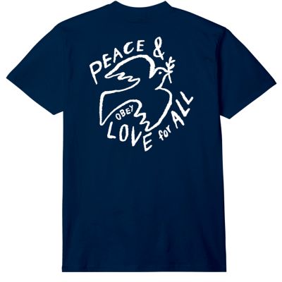 Obey Peace & Love For All Tee 