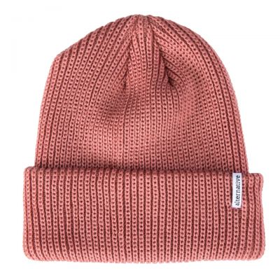 Alternative Signature Beanie - Dusty Rose