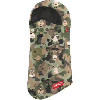 Airhole Youth Balaclava Hinge Milkfleece - Monkey Camo