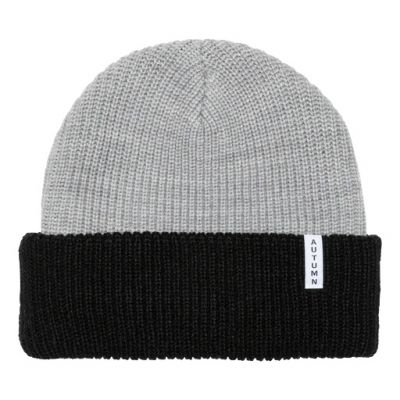 Autumn Youth Blocked Beanie - Black