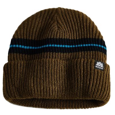 Autumn Simple Horizon Beanie - Army