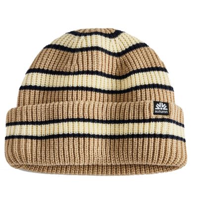 Autumn Simple Slacker Beanie - Khaki