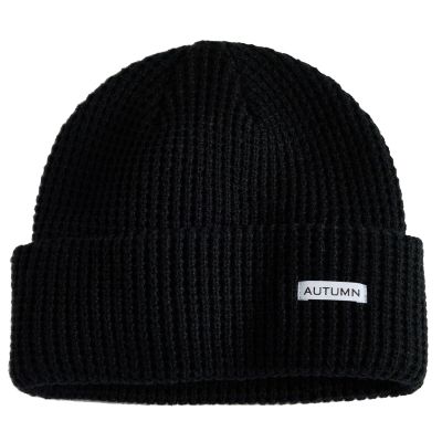 Autumn Select Waffle Beanie - Black