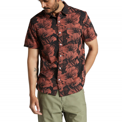 Brixton Charter Print Short Sleeve Woven Shirt