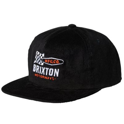 Brixton Motorways Snapback -  Black Cord