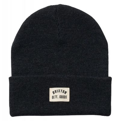 Brixton Woodburn Watch Cap Beanie - Washed Black