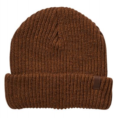 Brixton Marled Chunky Beanie - Coffee/Chocolate