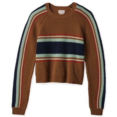 Brixton Wms Racing Stripe Crew Sweater