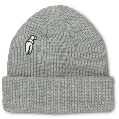 Crab Grab High Mark Beanie - Heather Grey