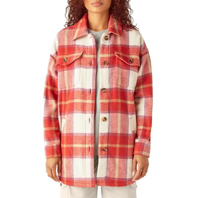 Dickies Wms Plaid Shacket