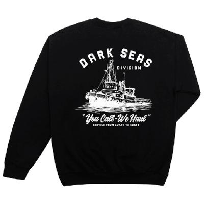 Dark Seas We Haul Crew Fleece