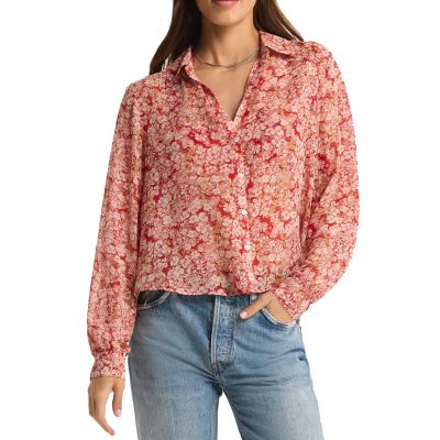 Z Supply Wms Vivienne Floral Print Top