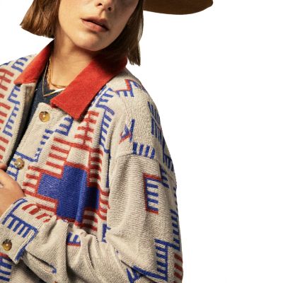 Brixton Wms Trail Terry Trucker Jacket