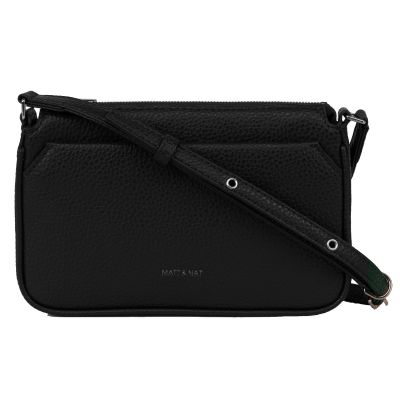 Matt & Nat [Purity] Ivy Slim Crossbody Bag - Black