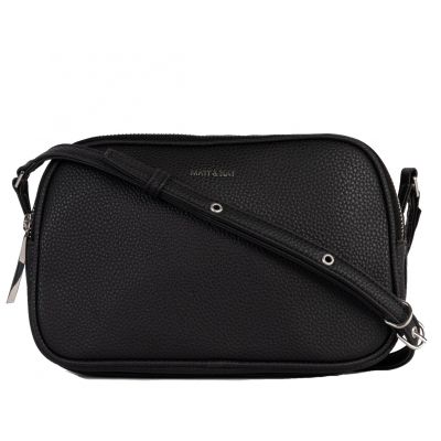 Matt & Nat [Pair] Grain Crossbody Bag - Black