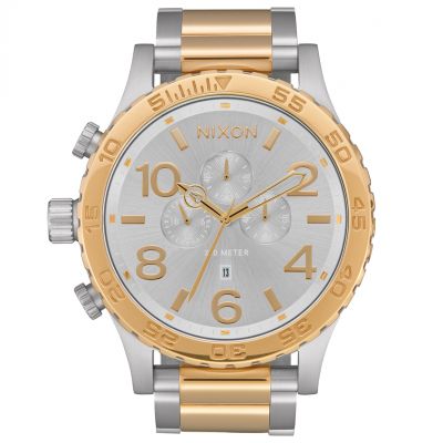 Nixon 51-30 Chrono - Silver/Gold