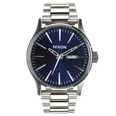 Nixon Sentry Stainless Steel - Blue Sunray