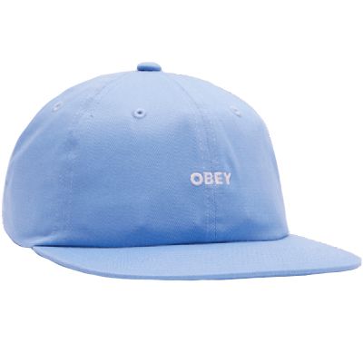 Obey Bold Twill 6 Panel Strapback Cap - Hydrangea