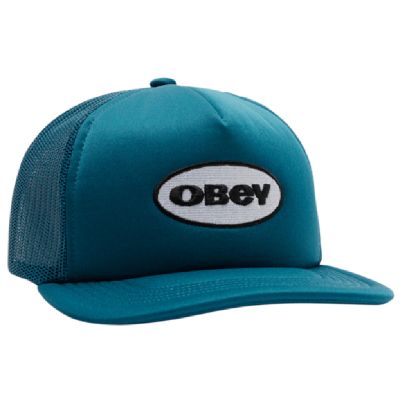 Obey Obey File Trucker Hat - Legion Blue