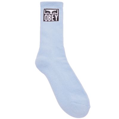 Obey Eyes Icon Socks - Clear Sky Multi