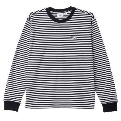 Obey Established Works Eyes Stripe Long Sleeve