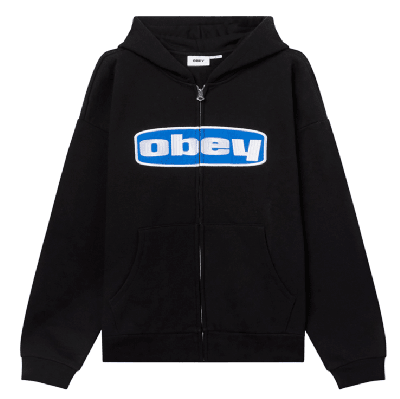 Obey Boxed In Extra Heavy Zip Hood 