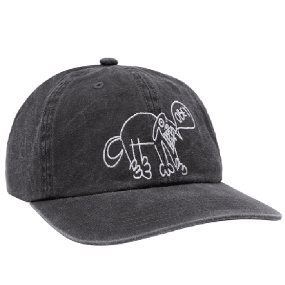 Obey Pigment Dog 6 Panel - Black