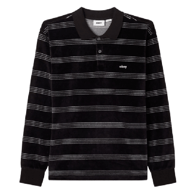 Obey Demand Polo Long Sleeve Knit 