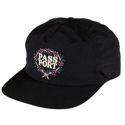 Pass-Port Wattle Workers Cap - Black/Off White