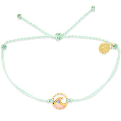 Pura Vida Ombre Wave Gold Charm Winter Fresh Bracelet 