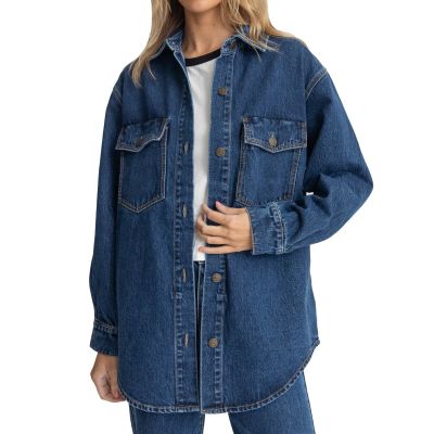 Rhythm Wms Oversized Denim Shacket