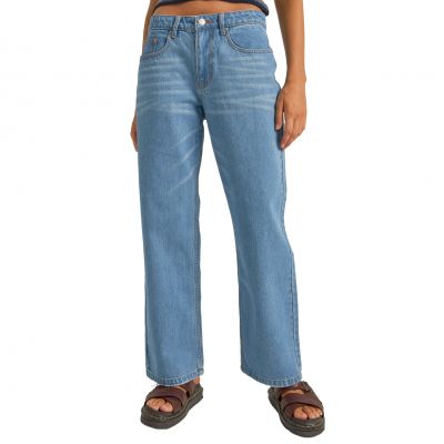 Rhythm Wms Washed Out Denim Pant