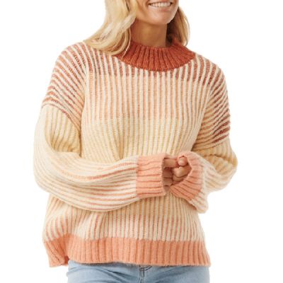 Rip Curl Wms Soleil Rib Knit Crew