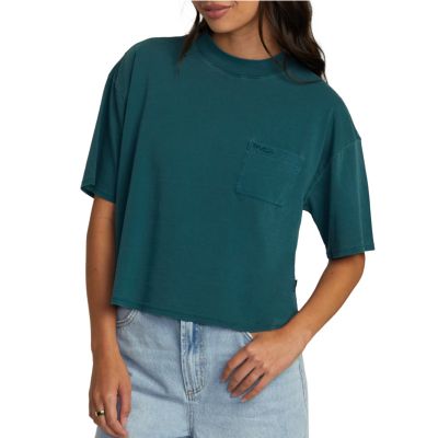 RVCA Wms Kinney Pocket Tee