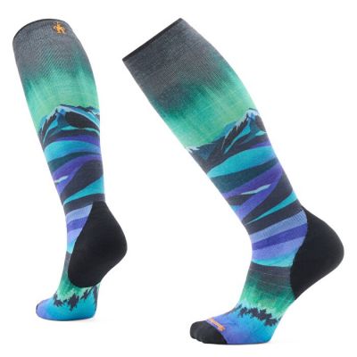 Smartwool Wms Ski Targeted Cushion Compression Print OTC Socks