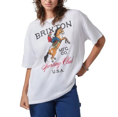 Brixton Wms Sporting Club Oversized BF Tee 