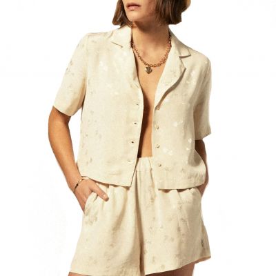 Brixton Wms Silky Jacquard Button Down
