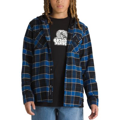 Vans Youth Parkway II Hooded Long Sleeve Woven Shirt