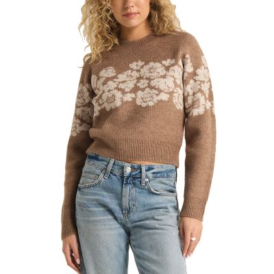 Z Supply Wms Marisol Floral Sweater