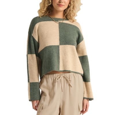 Z Supply  Wms Rosi Blocked Sweater 