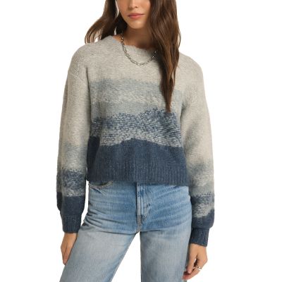 Z Supply Wms Tranquil Waters Sweater 