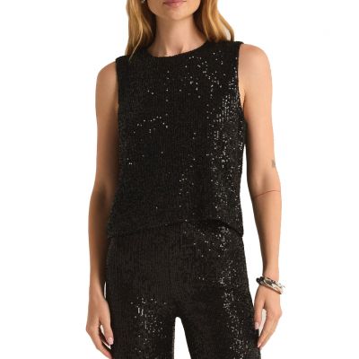 Z Supply Wms Sloane Sequin Top