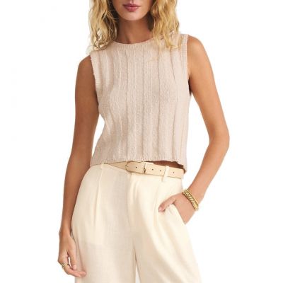 Z Supply Calan Rib Sweater Cropped Tank