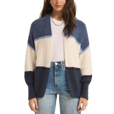 Z Supply Wms Jones Stripe Cardigan 