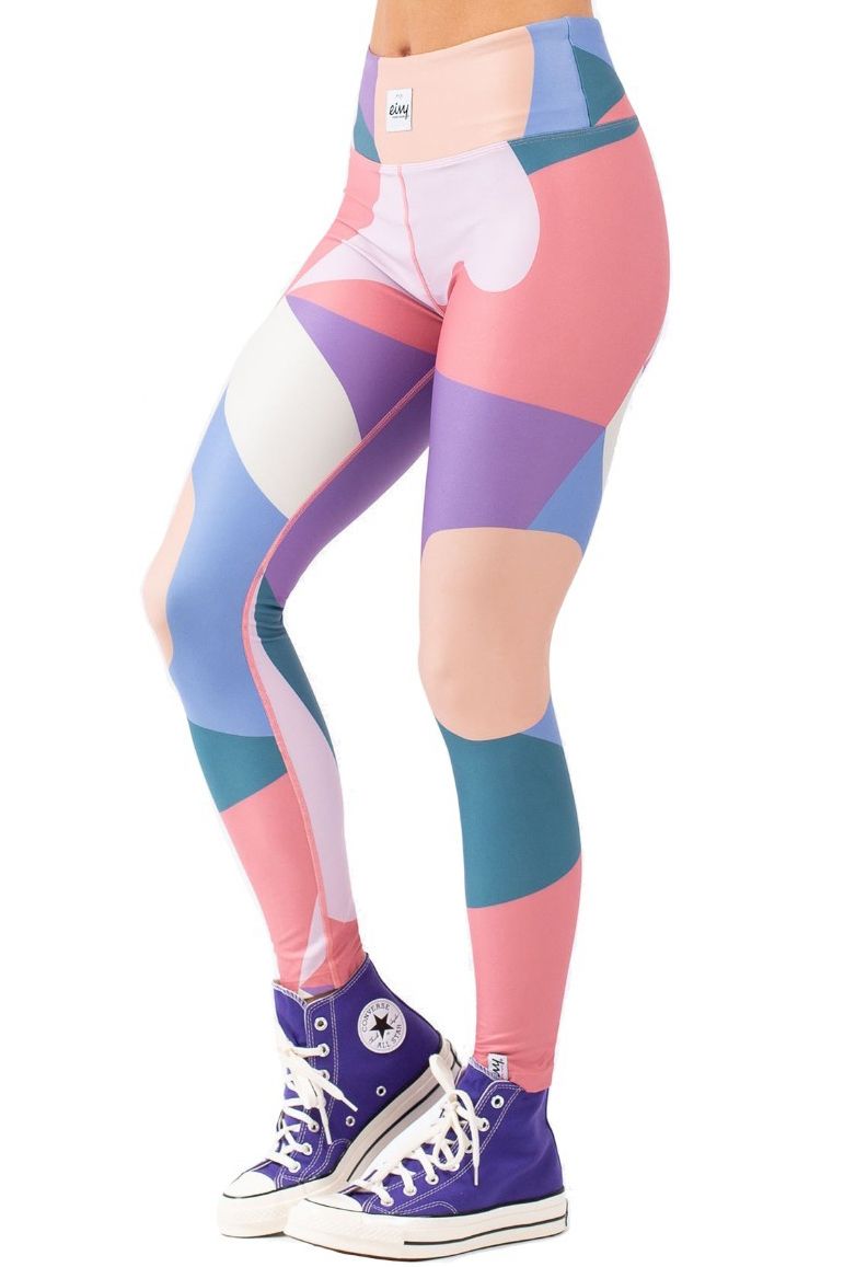 Base Layer  Icecold Tights - Green & Purple
