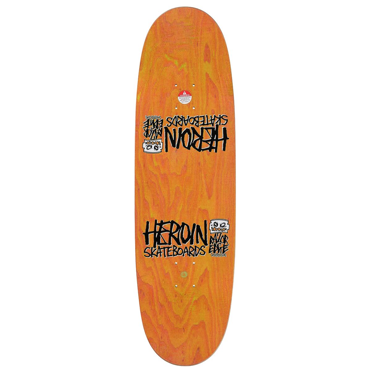 Heroin Skateboards Symmetrical Egg Gold - 9.25