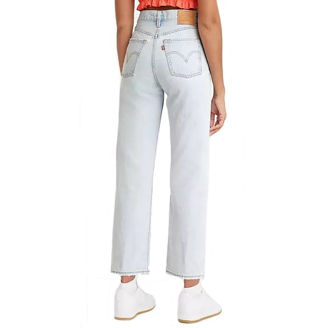 The Ribcage Straight Ankle Jeans by Levi's - In The Middle – THE SKINNY